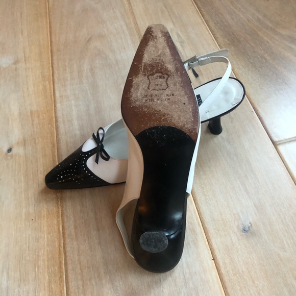 Tuxedo Patent Pumps by Stuart Weitzman - 6.5 B - Picture 7 of 9